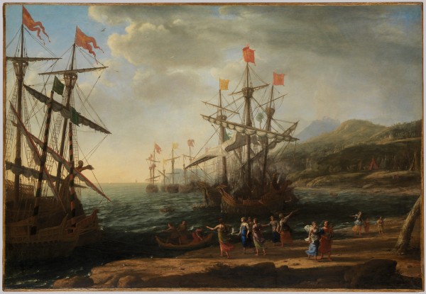 The Trojan Women Setting Fire to Their Fleet by Claude Lorrain